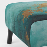 Turquoise Tranquility VI- Upholstered Accent Chair