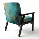 Turquoise Tranquility VI- Upholstered Accent Chair