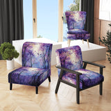Violet Serenade - Traditional Accent Side Chair