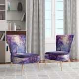 Violet Serenade - Traditional Accent Side Chair