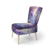Violet Serenade - Traditional Accent Side Chair