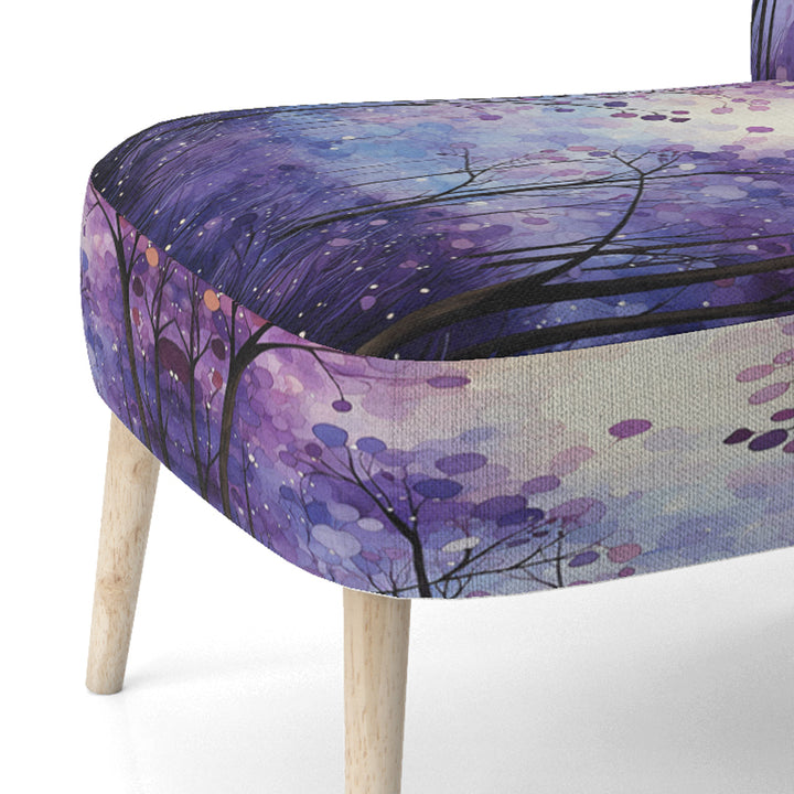 Violet Serenade - Traditional Accent Side Chair
