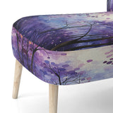 Violet Serenade - Traditional Accent Side Chair