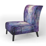Violet Serenade - Traditional Accent Side Chair