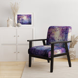 Violet Serenade - Traditional Accent Side Chair