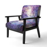 Violet Serenade - Traditional Accent Side Chair
