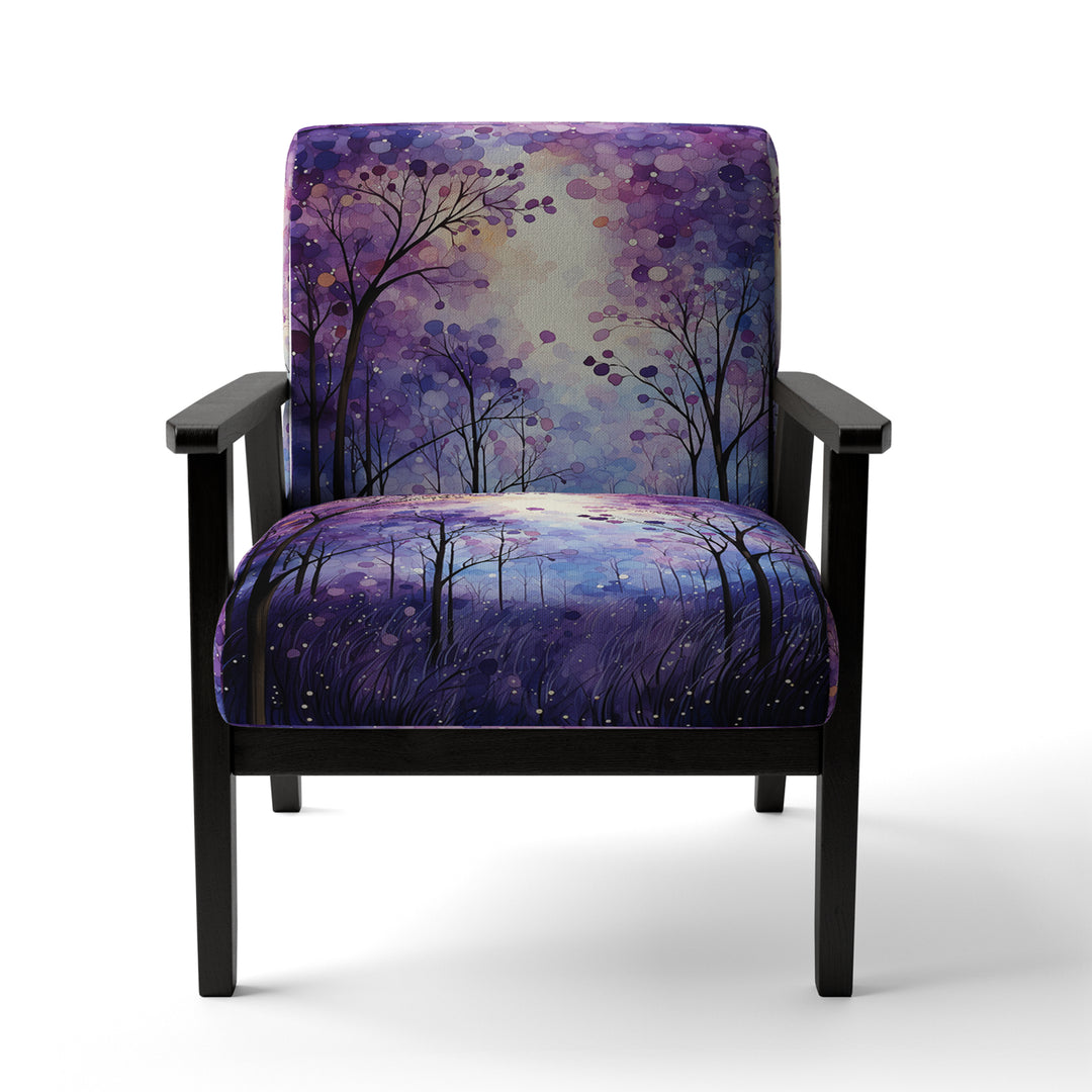 Violet Serenade - Traditional Accent Side Chair