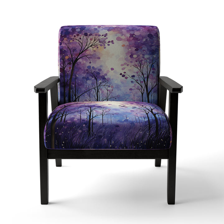 Violet Serenade - Traditional Accent Side Chair