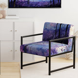 Violet Serenade - Traditional Accent Side Chair