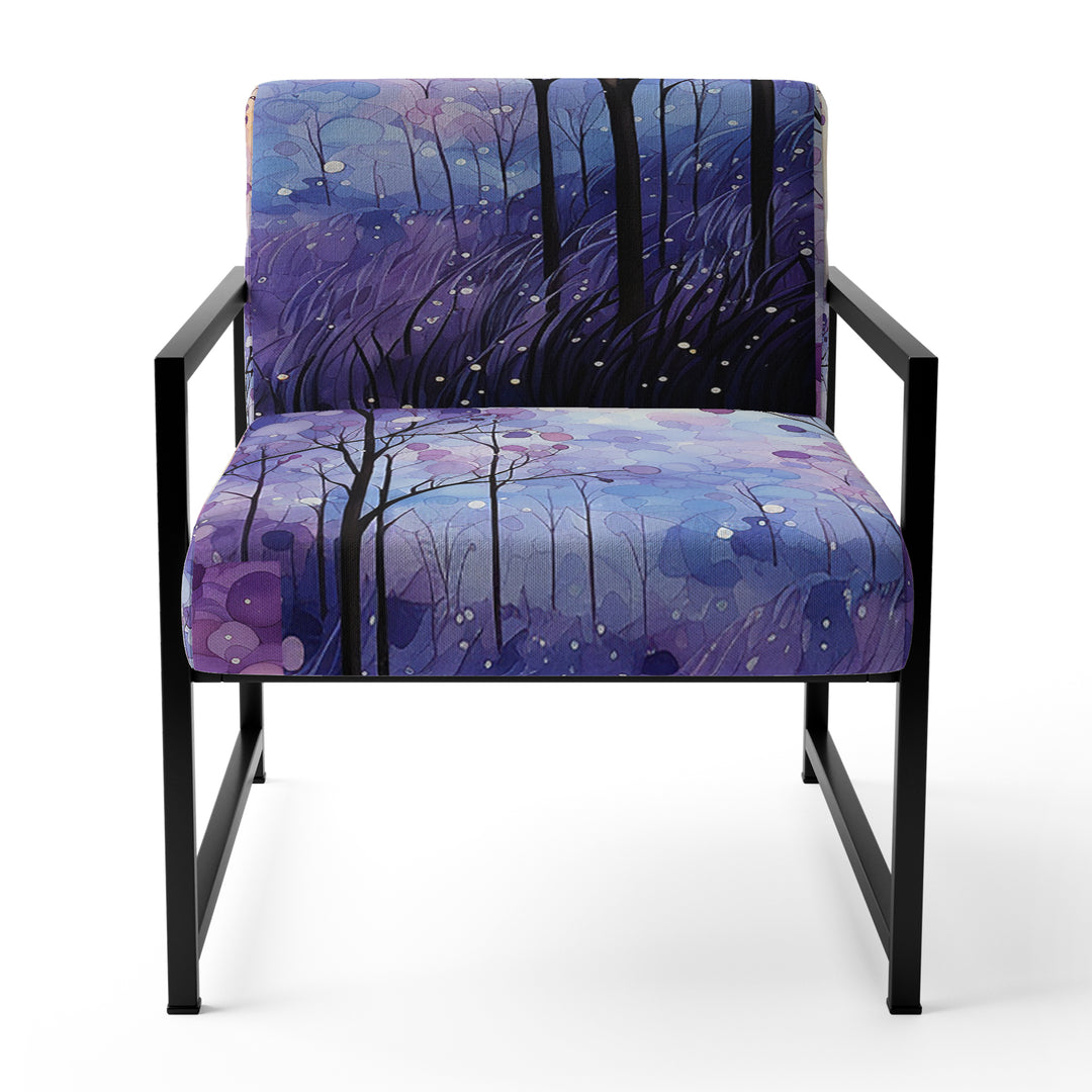 Violet Serenade - Traditional Accent Side Chair