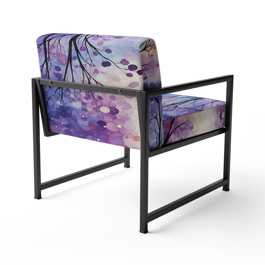 Violet Serenade - Traditional Accent Side Chair