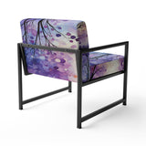Violet Serenade - Traditional Accent Side Chair