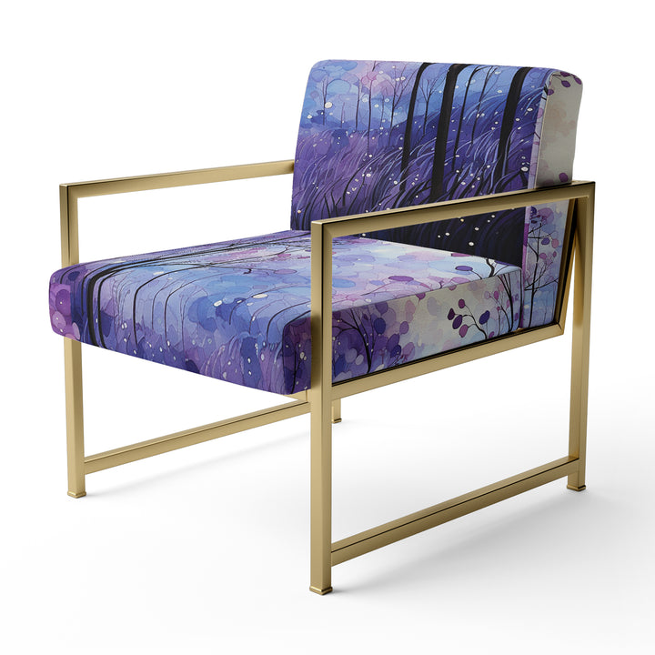 Violet Serenade - Traditional Accent Side Chair