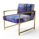 Violet Serenade - Traditional Accent Side Chair
