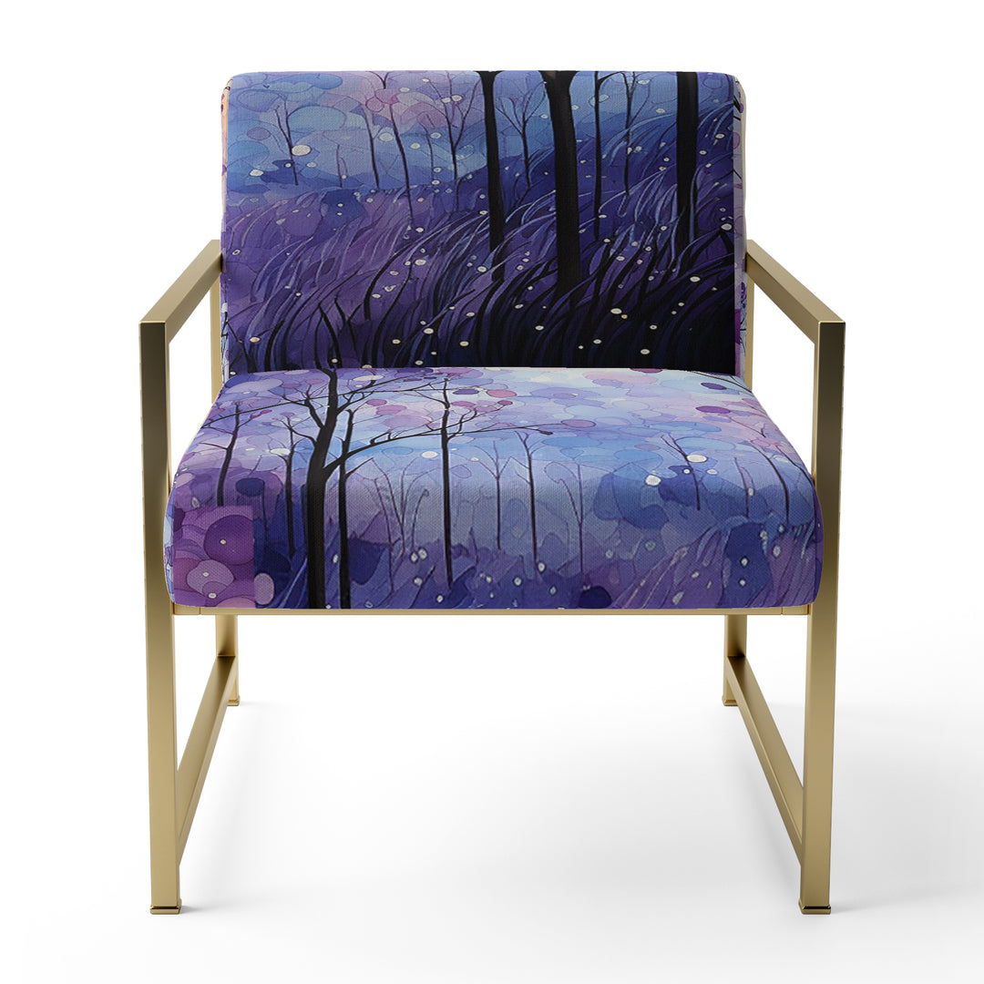Violet Serenade - Traditional Accent Side Chair