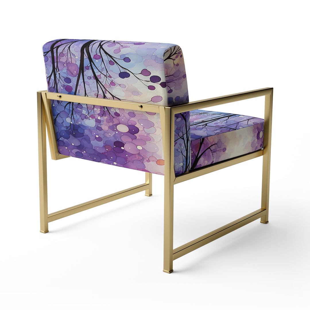 Violet Serenade - Traditional Accent Side Chair