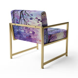 Violet Serenade - Traditional Accent Side Chair