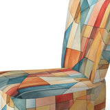 Cubism Experiment With Minimalist I- Upholstered Accent Chair