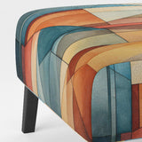 Cubism Experiment With Minimalist I- Upholstered Accent Chair