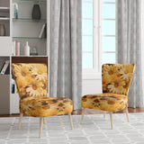 Daisies Golden Daisies - Traditional Accent Side Chair