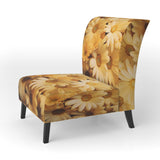 Daisies Golden Daisies - Traditional Accent Side Chair