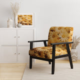 Daisies Golden Daisies - Traditional Accent Side Chair