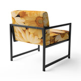 Daisies Golden Daisies - Traditional Accent Side Chair