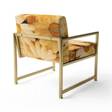 Daisies Golden Daisies - Traditional Accent Side Chair