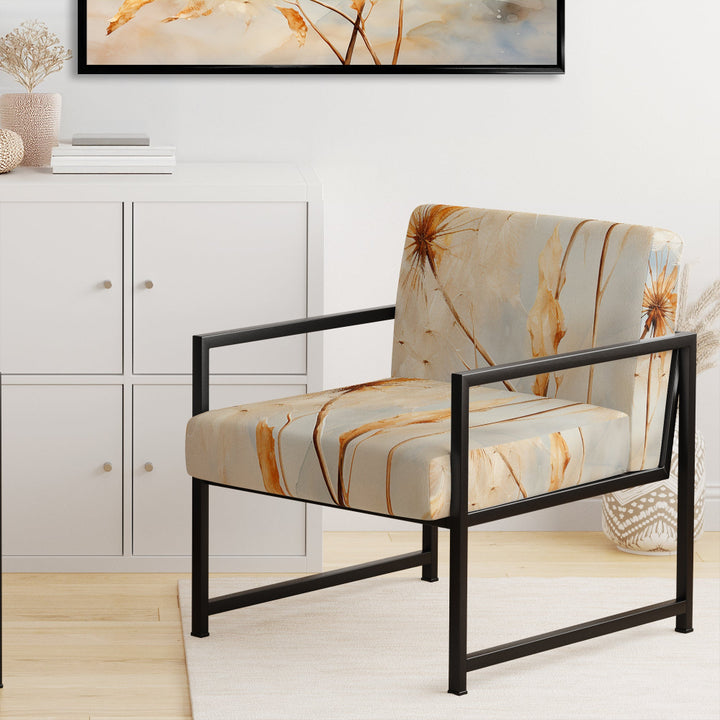 Dandelion Petal Purity - Traditional Arm Chair