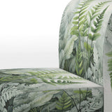 Minimal Ferns Emerald Reverie II- Upholstered Accent Chair