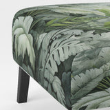 Minimal Ferns Emerald Reverie II- Upholstered Accent Chair