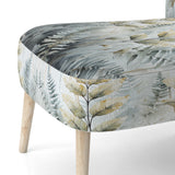 Green Ferns Golden Oasis - Modern Arm Chair