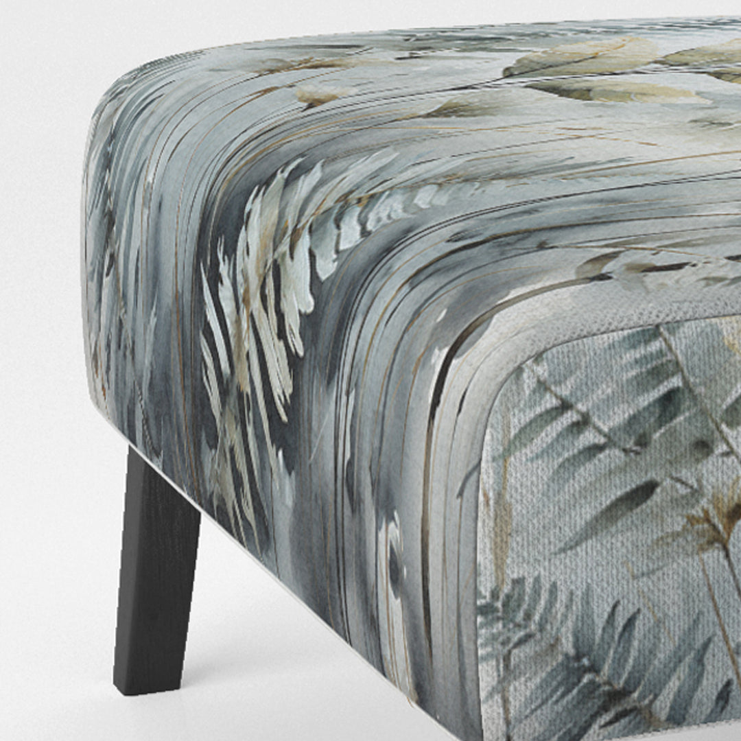 Green Ferns Golden Oasis - Modern Arm Chair