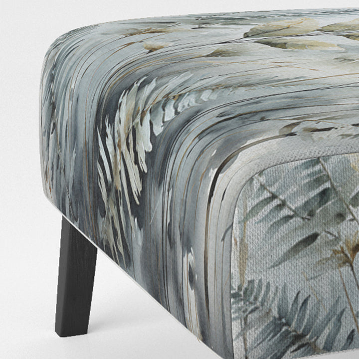 Green Ferns Golden Oasis - Modern Arm Chair