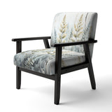 Green Ferns Golden Oasis - Modern Arm Chair