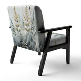 Green Ferns Golden Oasis - Modern Arm Chair