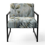Green Ferns Golden Oasis - Modern Arm Chair