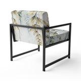 Green Ferns Golden Oasis - Modern Arm Chair