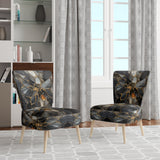 Geometric Glam Contemporary - Upholstered Modern Accent Chairs