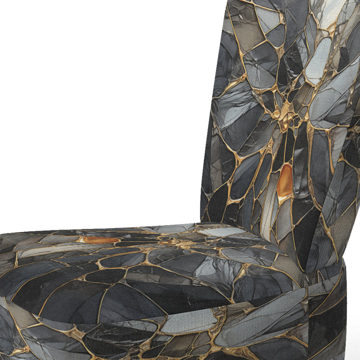 Geometric Glam Contemporary - Upholstered Modern Accent Chairs