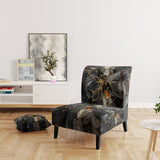 Geometric Glam Contemporary - Upholstered Modern Accent Chairs