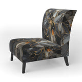 Geometric Glam Contemporary - Upholstered Modern Accent Chairs