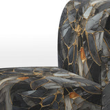 Geometric Glam Contemporary - Upholstered Modern Accent Chairs