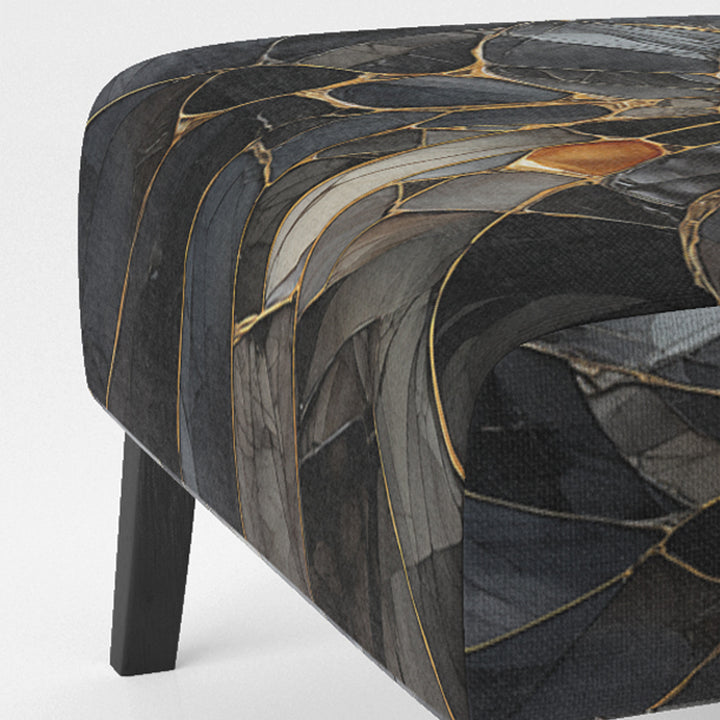 Geometric Glam Contemporary - Upholstered Modern Accent Chairs