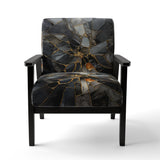 Geometric Glam Contemporary - Upholstered Modern Accent Chairs