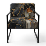 Geometric Glam Contemporary - Upholstered Modern Accent Chairs