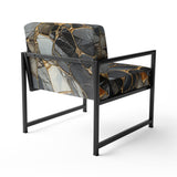 Geometric Glam Contemporary - Upholstered Modern Accent Chairs