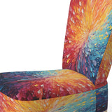 Hardedge Art Vibrant Velocity - Modern Accent Slipper Chair