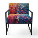 Hardedge Art Vibrant Velocity - Modern Accent Slipper Chair