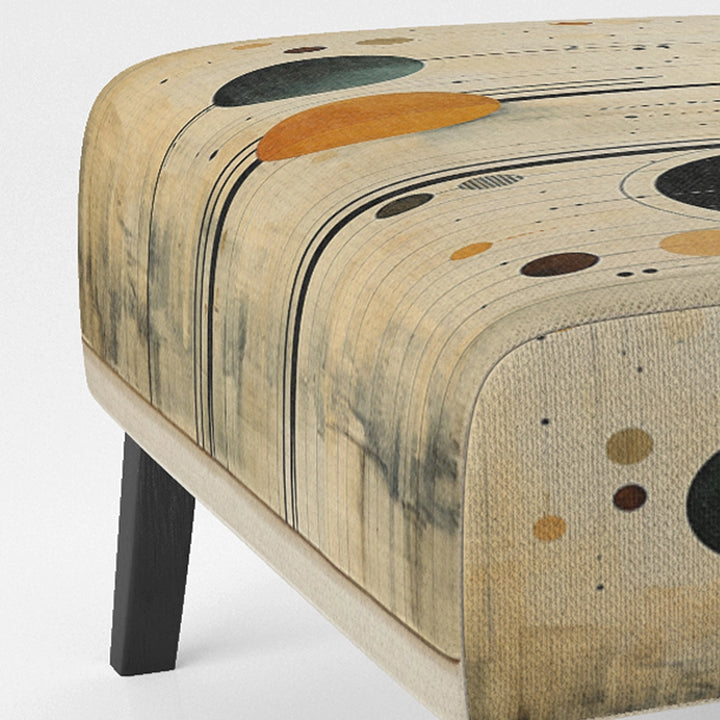 Colorful Mid Century Minimalist Oasis IV- Upholstered Accent Chair